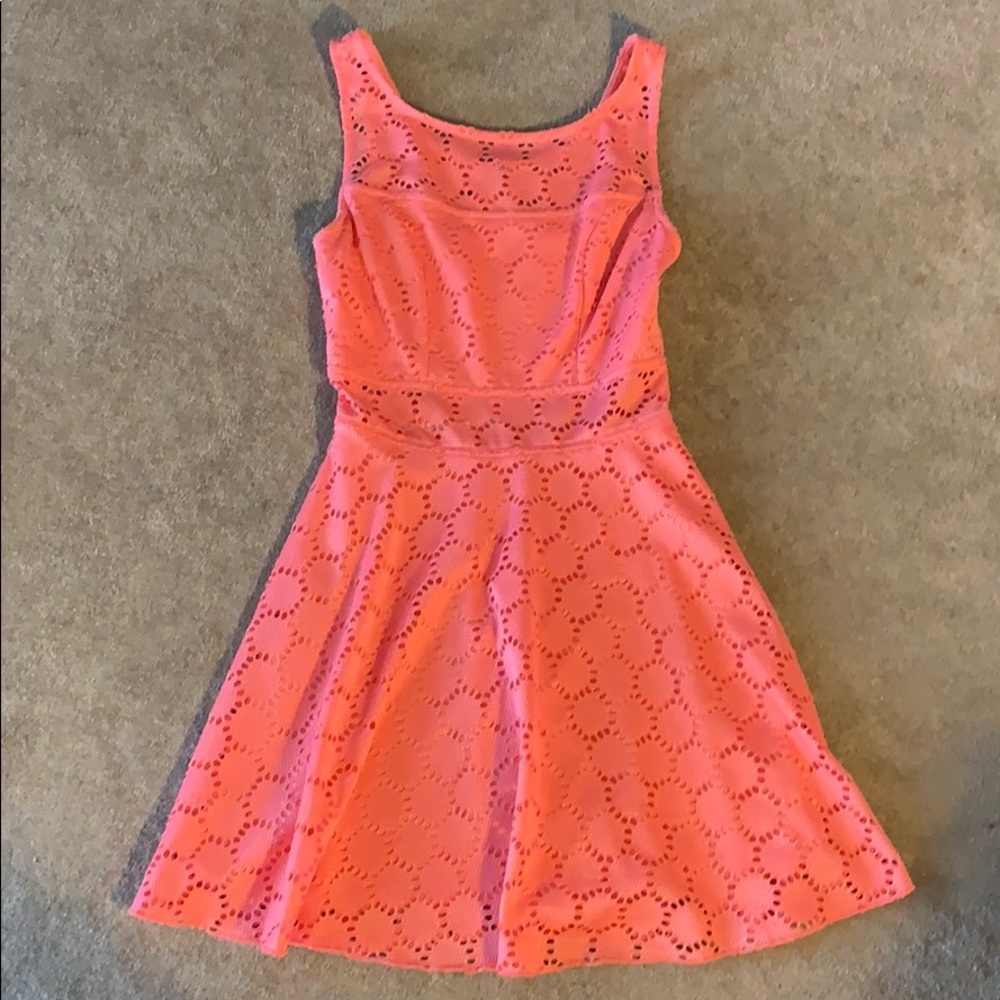 Coral dress